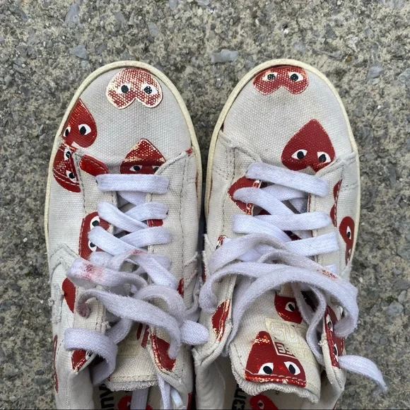 ⭐️COMME DES GARÇONS PLAY X CONVERSE PRO LEATHER⭐️ - Picture 3 of 4